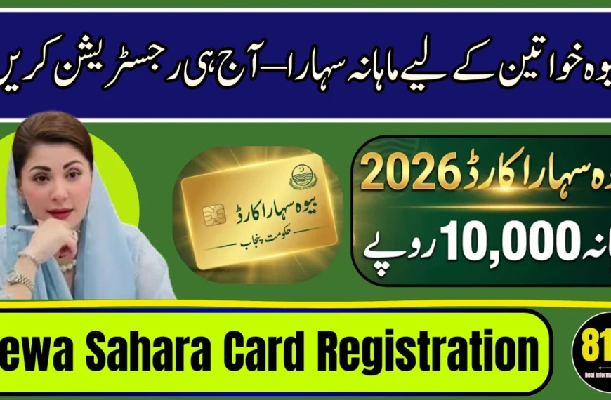 CM Punjab Bewa Sahara Card Registration 2026 – Complete Apply & Eligibility Guide