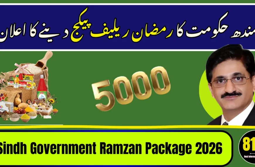 Sindh Government Ramzan Package 2026 – Eligibility, Online Check & Relief Details