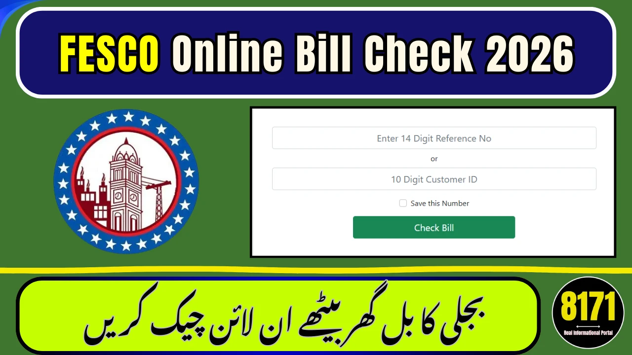 FESCO Online Bill
