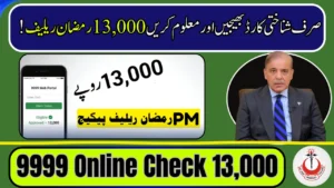 9999 Online Check 13000 Ramzan Relief Package – Check CNIC Status Instantly